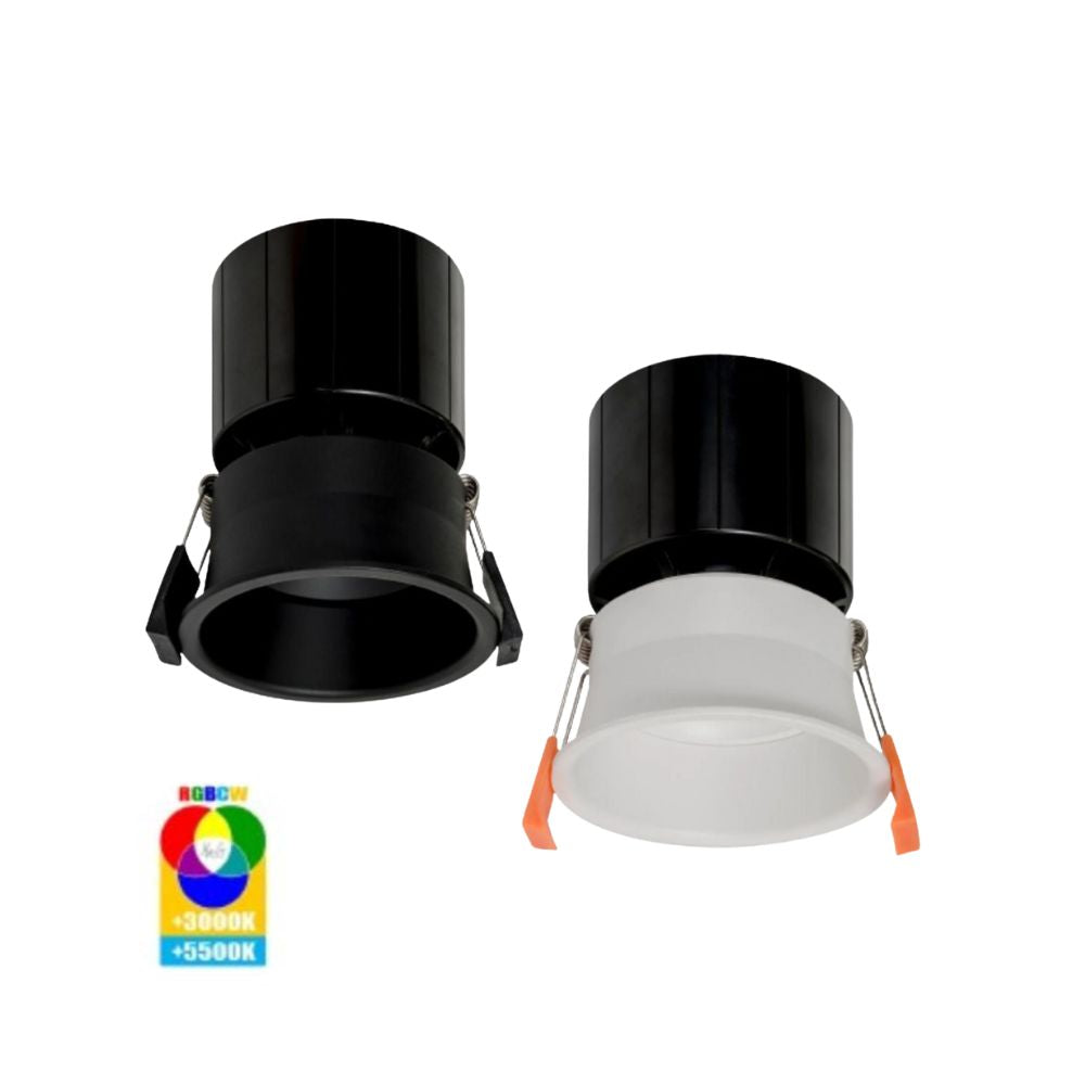 Havit PRIME-SMART LED Downlight - 12W, 84mm, RGBCW+CCT, Tunable, Wi-Fi, Dimmable, IP54, Deepset-Havit Lighting-Ozlighting.com.au
