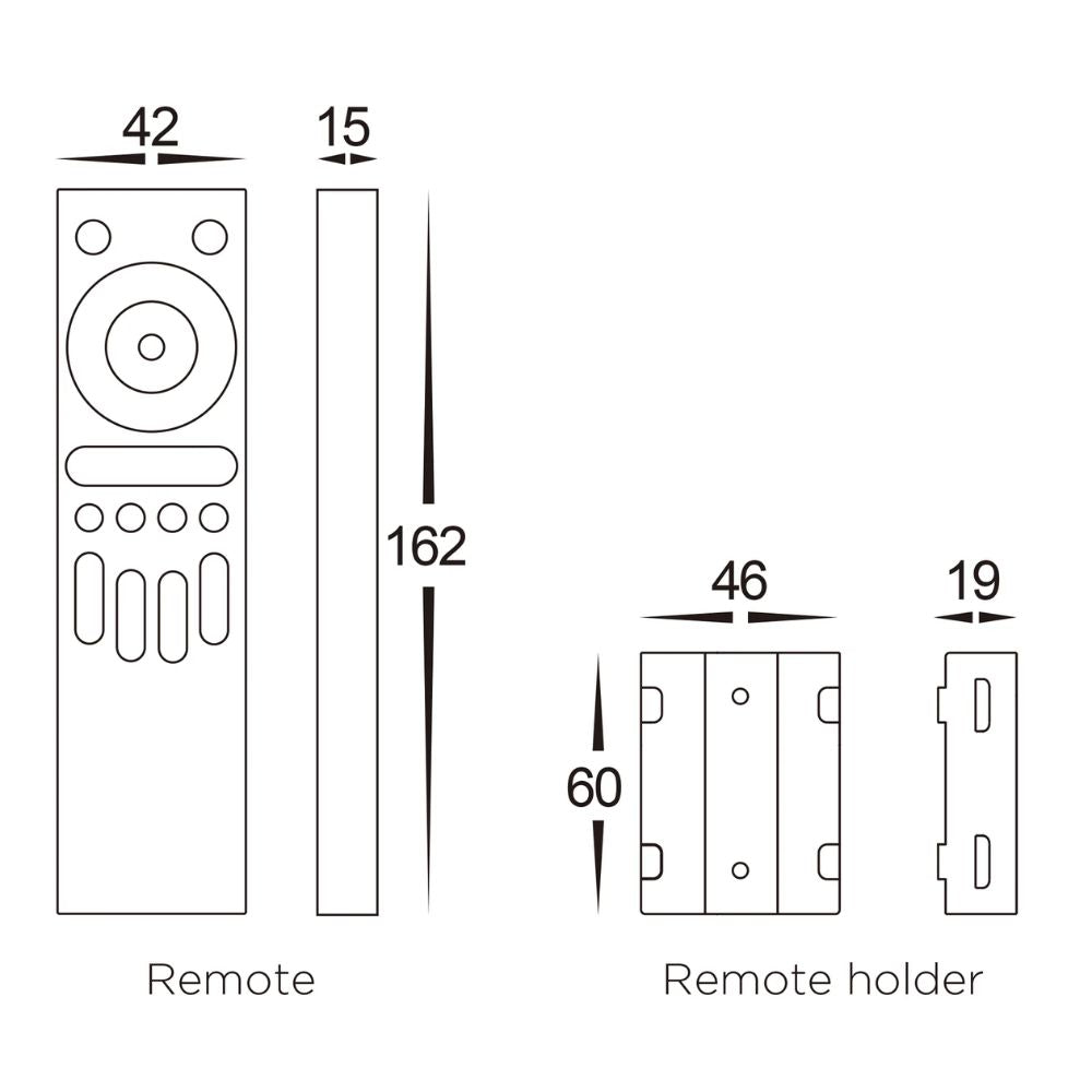 Havit Q1 Remote Control - Single Colour 4 Zone Controller-Havit Lighting-Ozlighting.com.au
