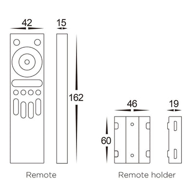 Havit Q1 - Single Colour 4 Zone Remote Controller-Havit Lighting-Ozlighting.com.au