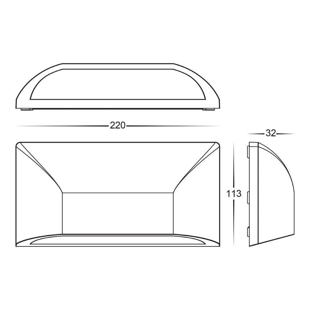Havit SEEVIVE LED Step Light - 5W, 12V DC, Tri-Colour, IP65, Surface Mount - DRIVER REQUIRED-Havit Lighting-Ozlighting.com.au