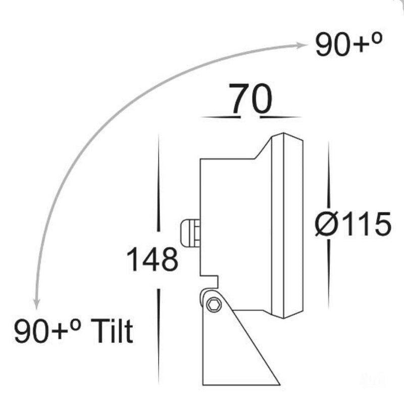 Havit SOTTO - 15W 12V DC LED Exterior Submersible Underwater Pond Light IP68 - DRIVER REQUIRED-Havit Lighting-Ozlighting.com.au