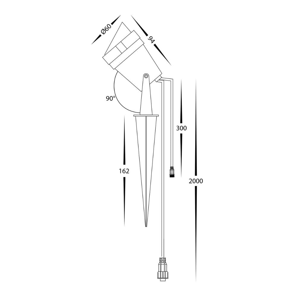 Havit SPITZE - 3W RGBCW LED Garden Spike Light-Havit Lighting-Ozlighting.com.au