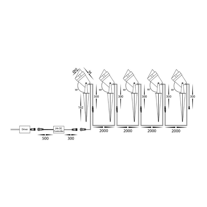 Havit SPITZE - LED Garden Spike Light Kit-Havit Lighting-Ozlighting.com.au
