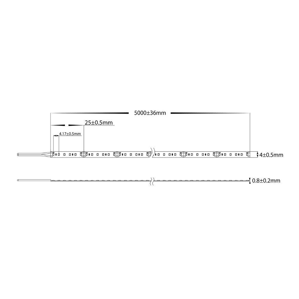 Havit STRIP-14.4-MICRO - 14.4W 24V 4mm 240 LED Strip Light Per Metre - 24V DRIVER REQUIRED-Havit Lighting-Ozlighting.com.au