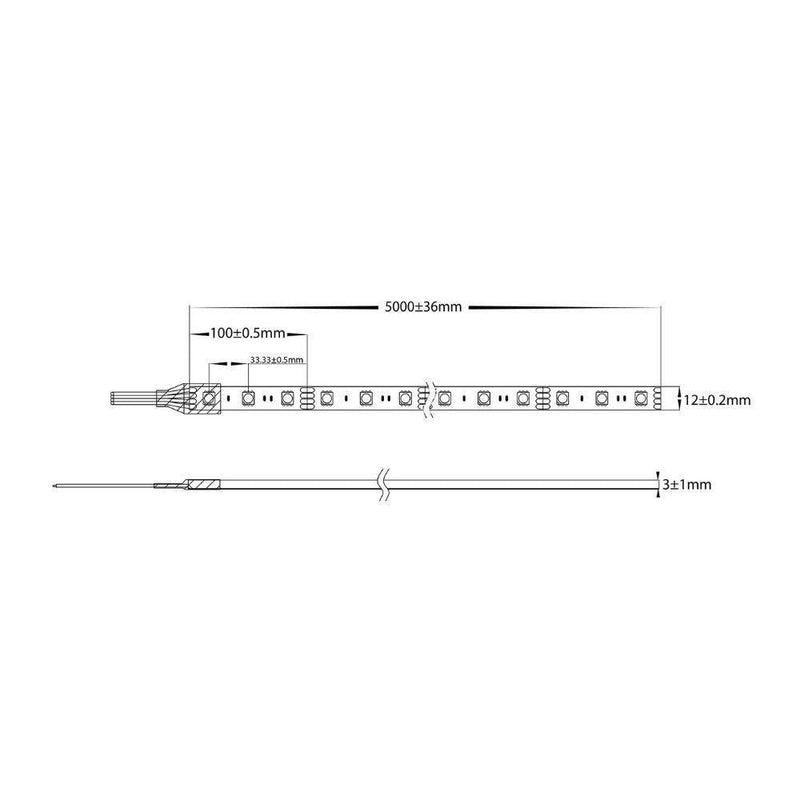 Havit STRIP-7.2-RGB-WP-EG - 7.2W 12V 12mm RGB LED Strip Light Per Metre IP54 - 12V DRIVER REQUIRED-Havit Lighting-Ozlighting.com.au