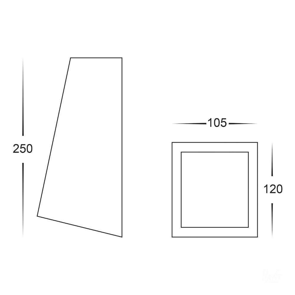 Havit TAPER Wall Light - Outdoor Wedge-Havit Lighting-Ozlighting.com.au