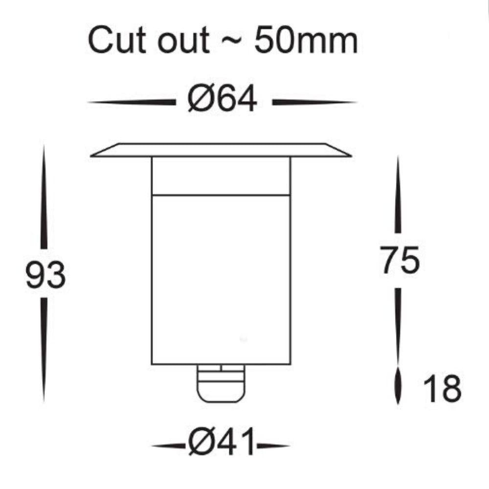 Havit TEKK LED Deck Light - 0.5W, 12V, IP65, 316 Stainless Steel - DRIVER REQUIRED-Havit Lighting-Ozlighting.com.au
