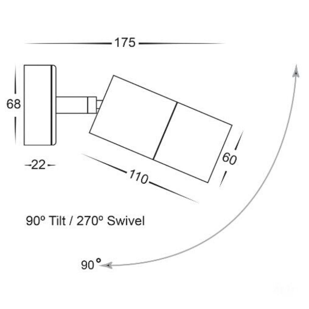 Havit TIVAH - Exterior Adjustable Spotlight 12V DRIVER REQUIRED-Havit Lighting-Ozlighting.com.au