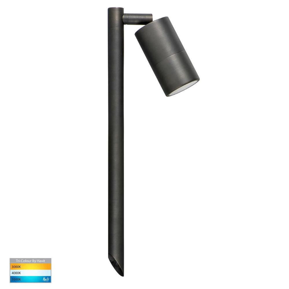 Havit TIVAH LED Garden Spike Light - 20W, 12V, MR16, Tri-Colour, IP65, Single, Adjustable - DRIVER REQUIRED-Havit Lighting-Ozlighting.com.au