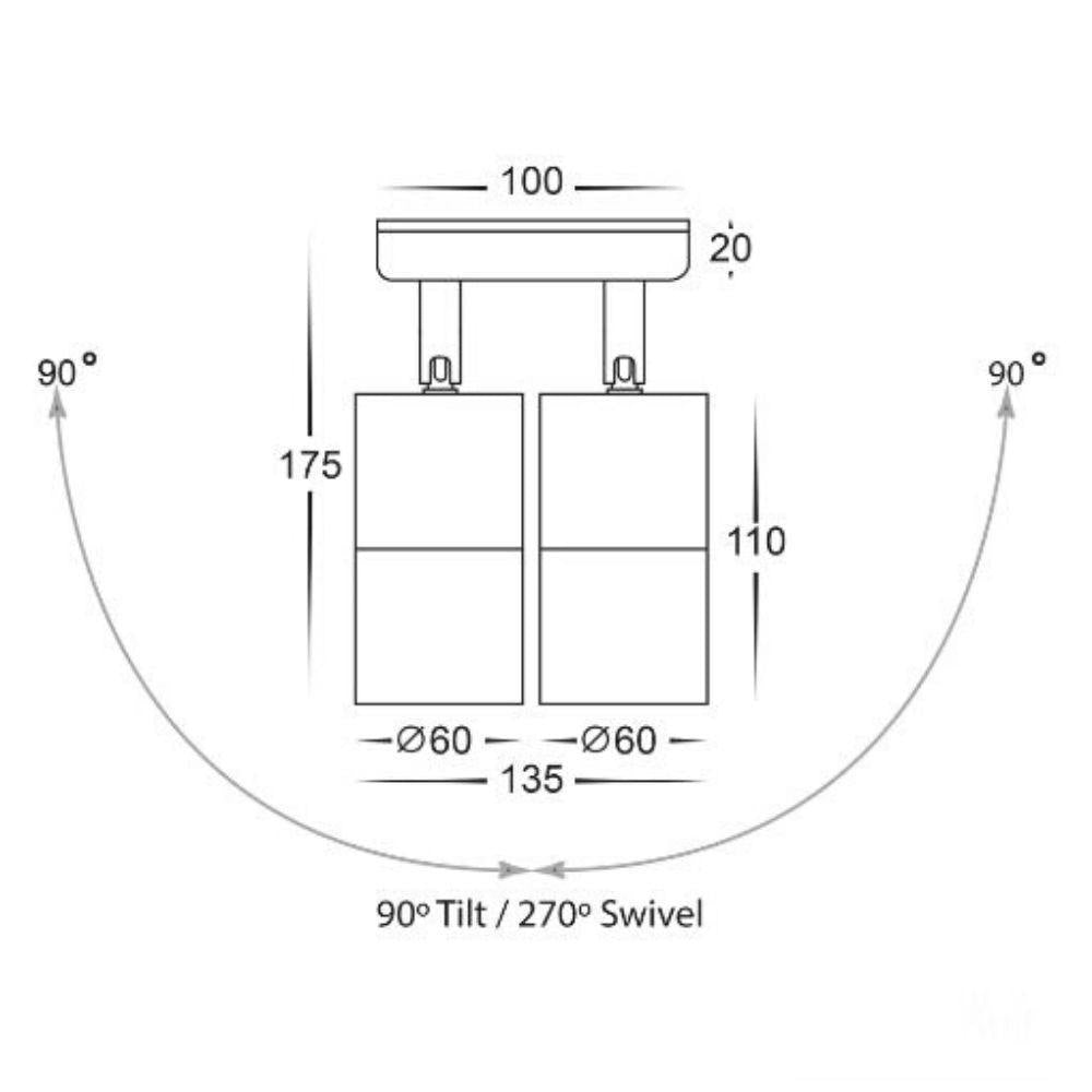 Havit TIVAH Wall Light - Adjustable-Havit Lighting-Ozlighting.com.au