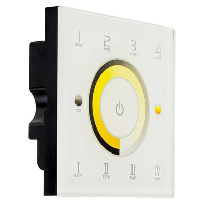 Havit TOUCH-PANEL-DX7 - Colour Temperature Tuneable 4 Zone LED Strip Touch Panel Controller-Havit Lighting-Ozlighting.com.au