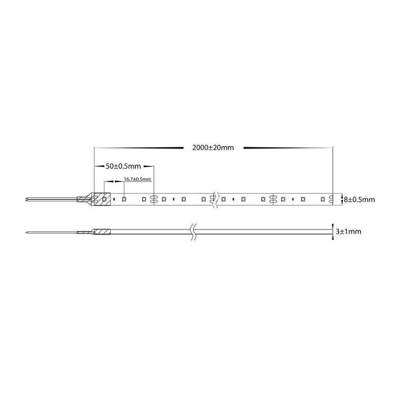 Havit VIPER-4.8-WP-2M-KIT - 4.8W 12V 2000mm Weatherproof LED Strip Light Kit IP54-Havit Lighting-Ozlighting.com.au