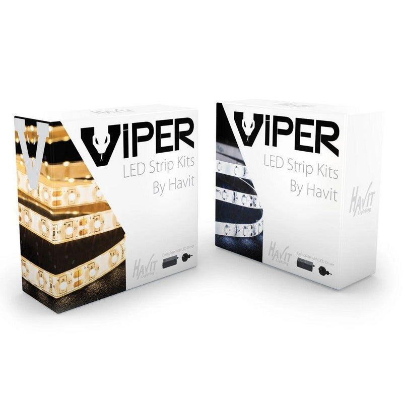 Havit VIPER-4.8-WP-5M-KIT - 4.8W 12V 5000mm Weatherproof LED Strip Light Kit IP54-Havit Lighting-Ozlighting.com.au
