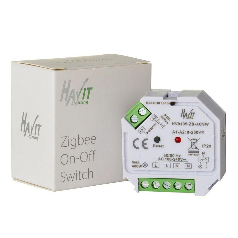 Havit ZIGBEE-SWITCH - Zigbee On/Off Switch Relay Receiver-Havit Lighting-Ozlighting.com.au