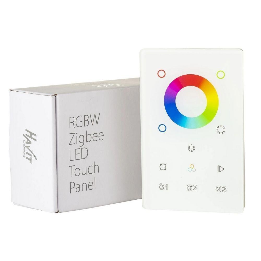 Havit ZIGBEE-TOUCH-PANEL-RGB Touch Panel Controller - Zigbee, RGBW-Havit Lighting-Ozlighting.com.au