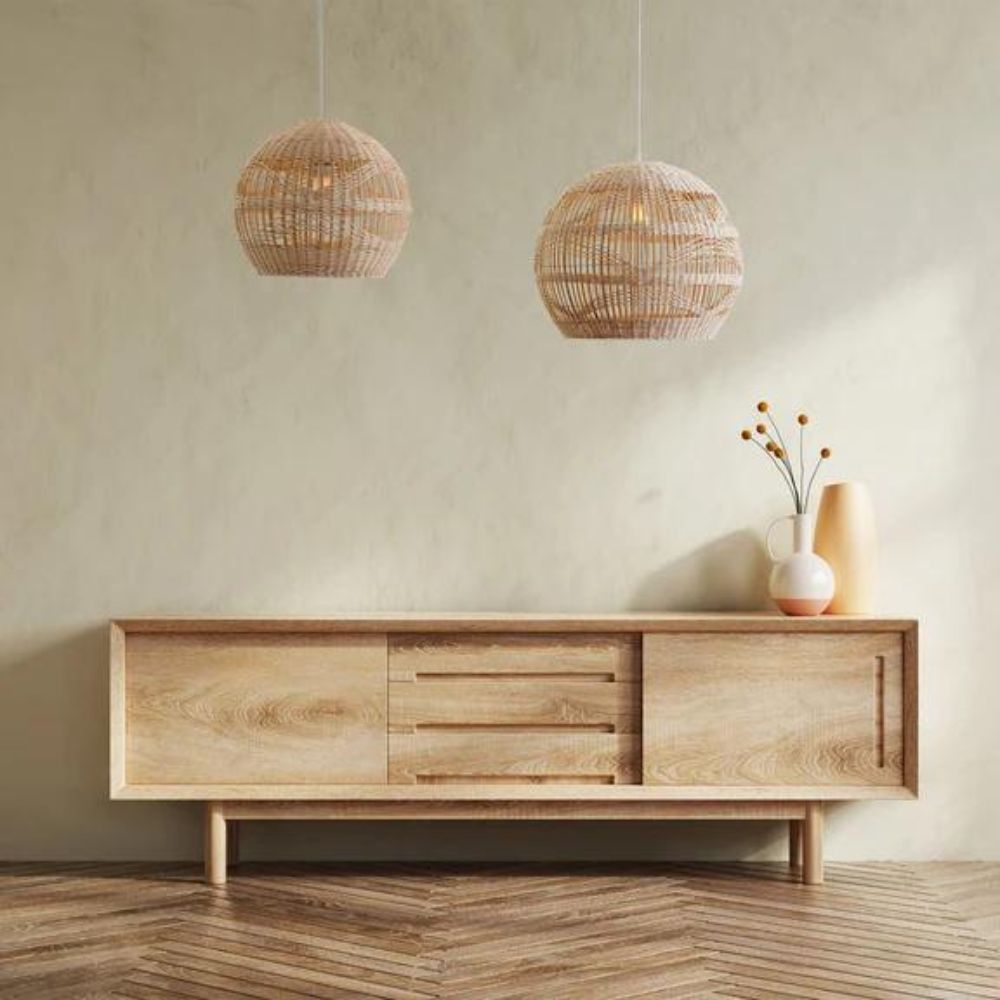 Lexi ADASHA Pendant - Rattan-Lexi Lighting-Ozlighting.com.au