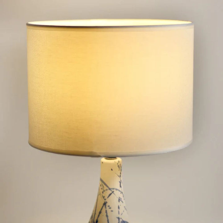 Lexi ASHLEIGH - Ceramic Blue Ink Table Lamp-Lexi Lighting-Ozlighting.com.au