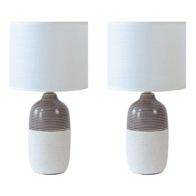 Lexi BOTANY - Ceramic Table Lamp 2pcs Package Offer-Lexi Lighting-Ozlighting.com.au