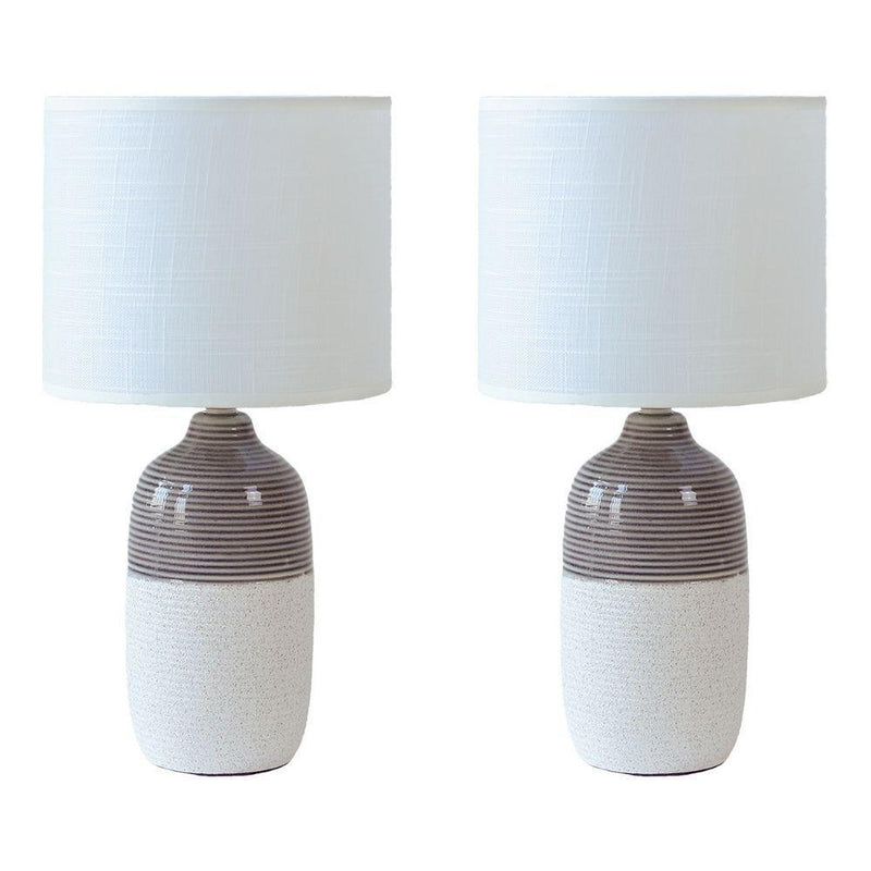 Lexi BOTANY - Ceramic Table Lamp 2pcs Package Offer-Lexi Lighting-Ozlighting.com.au