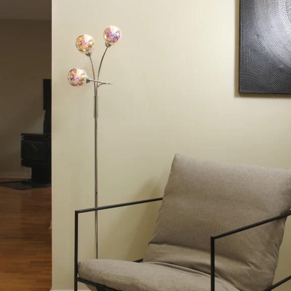 Lexi CANDICE Floor Lamp - 3.3W, Firework Effect-Lexi Lighting-Ozlighting.com.au