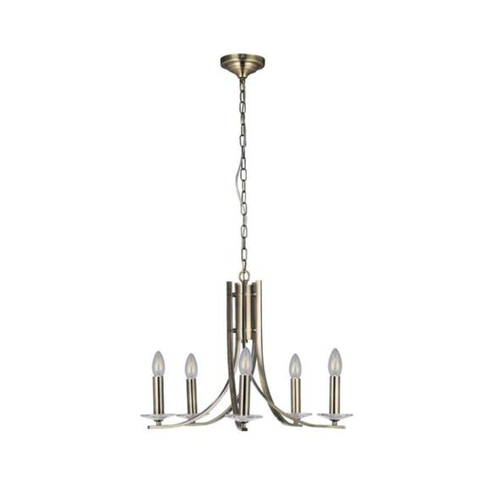 Lexi CORRINE - 5 Light Chandelier-Lexi Lighting-Ozlighting.com.au
