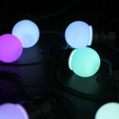 Lexi FESTOON - LED RGB Festoon String Lights 10 Pack IP44-Lexi Lighting-Ozlighting.com.au
