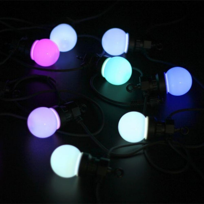 Lexi FESTOON - LED RGB Festoon String Lights 10 Pack IP44-Lexi Lighting-Ozlighting.com.au