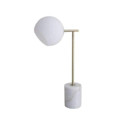 Lexi HELIUM - Metal And Marble Base Table Lamp-Lexi Lighting-Ozlighting.com.au