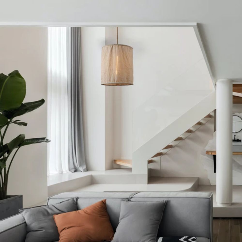 Lexi KYA Pendant - Small/Large Linen-Lexi Lighting-Ozlighting.com.au