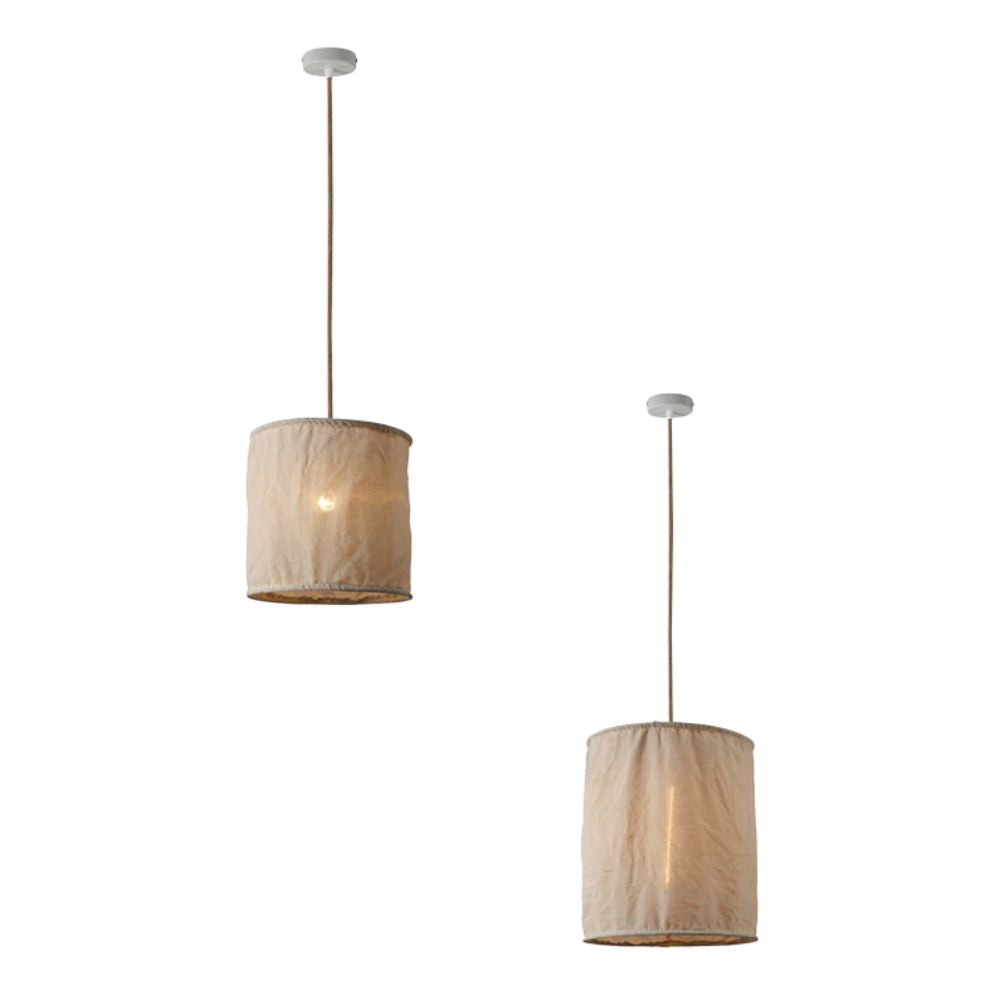Lexi KYA Pendant - Small/Large Linen-Lexi Lighting-Ozlighting.com.au