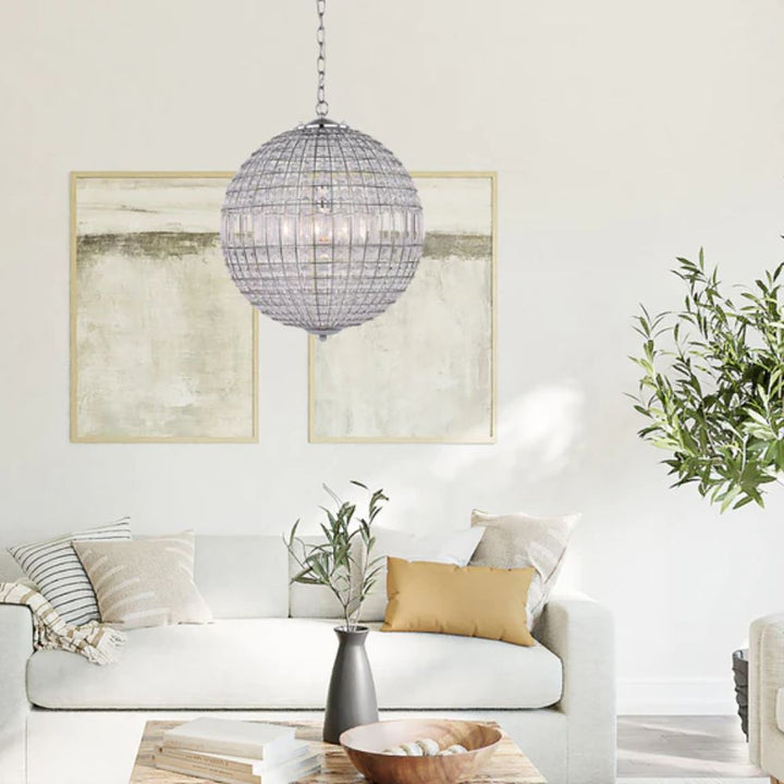 Lexi LODE - 1 Light Small/Large Sphere Glass Pendant Light-Lexi Lighting-Ozlighting.com.au