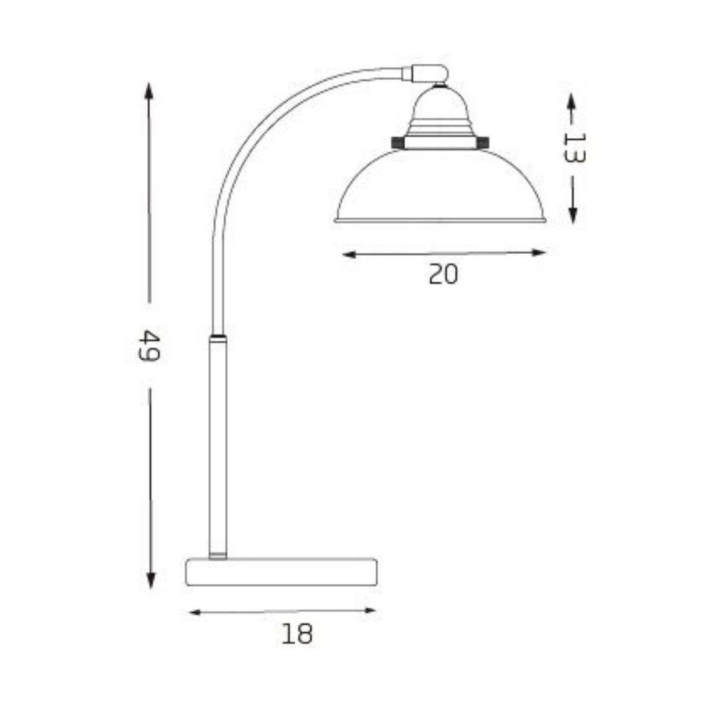 Lexi MANOR - Vintage Metal Desk & Table Lamp-Lexi Lighting-Ozlighting.com.au