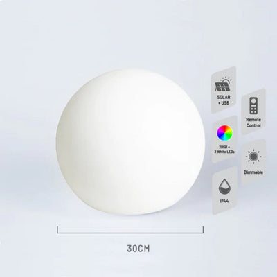 Lexi MOOD - LED Mood Light Ball - 30cm solar + DC Power-Lexi Lighting-Ozlighting.com.au
