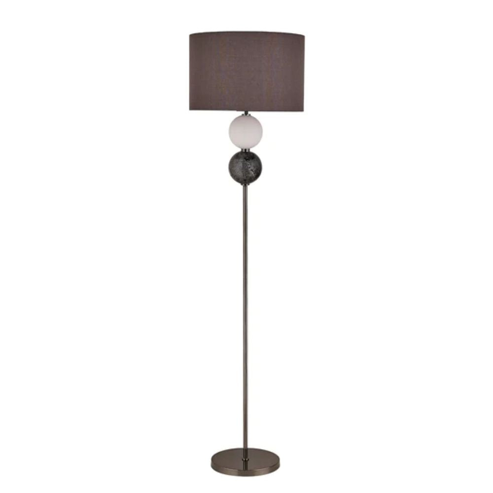 Lexi MURANO - Pewter/Brass Floor Lamp-Lexi Lighting-Ozlighting.com.au
