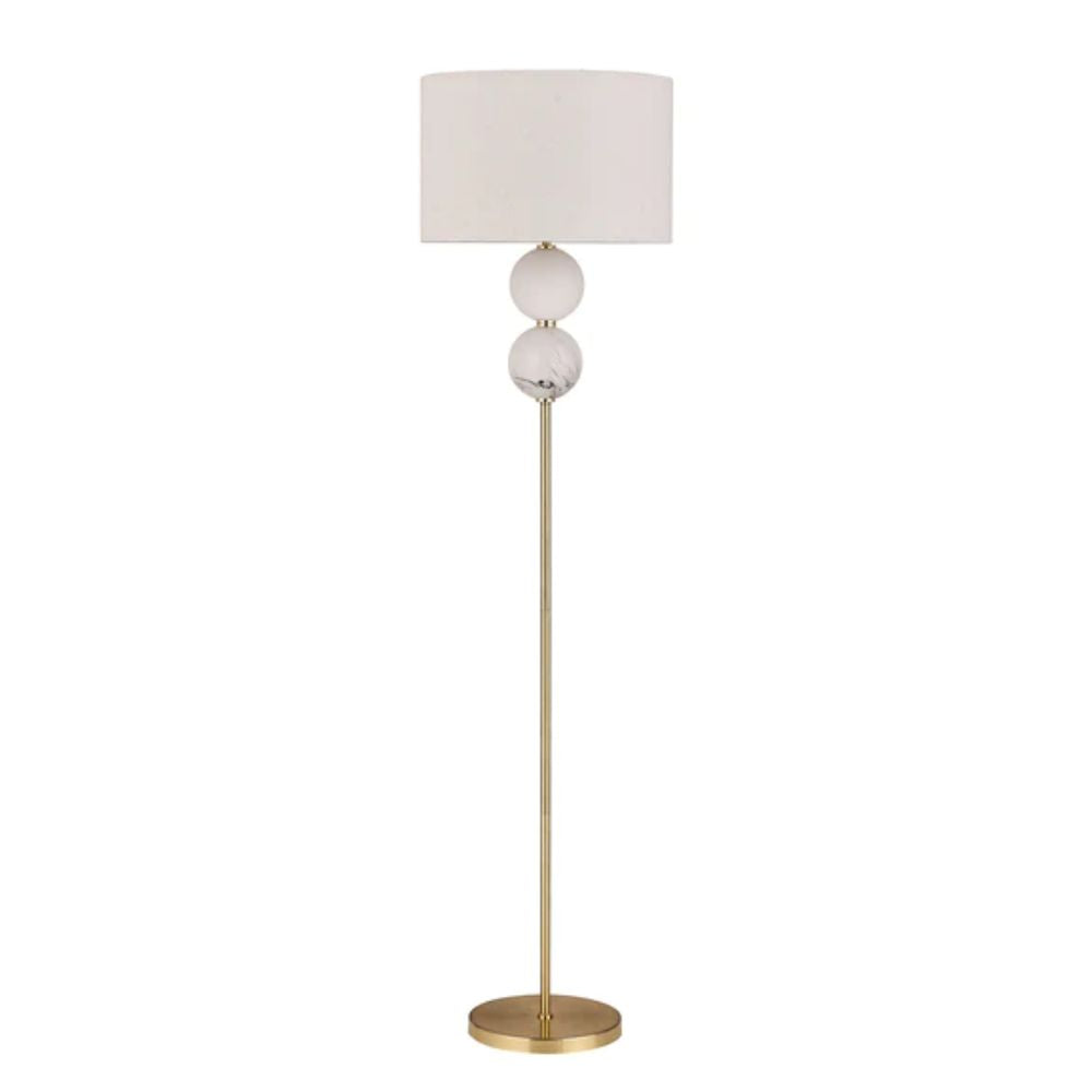 Lexi MURANO - Pewter/Brass Floor Lamp-Lexi Lighting-Ozlighting.com.au