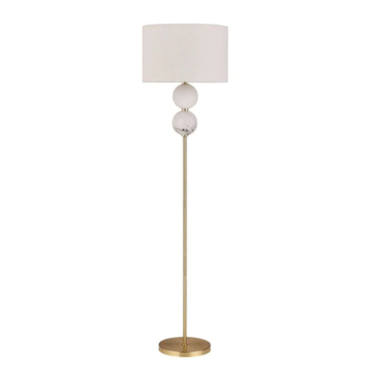 Lexi MURANO - Pewter/Brass Floor Lamp-Lexi Lighting-Ozlighting.com.au