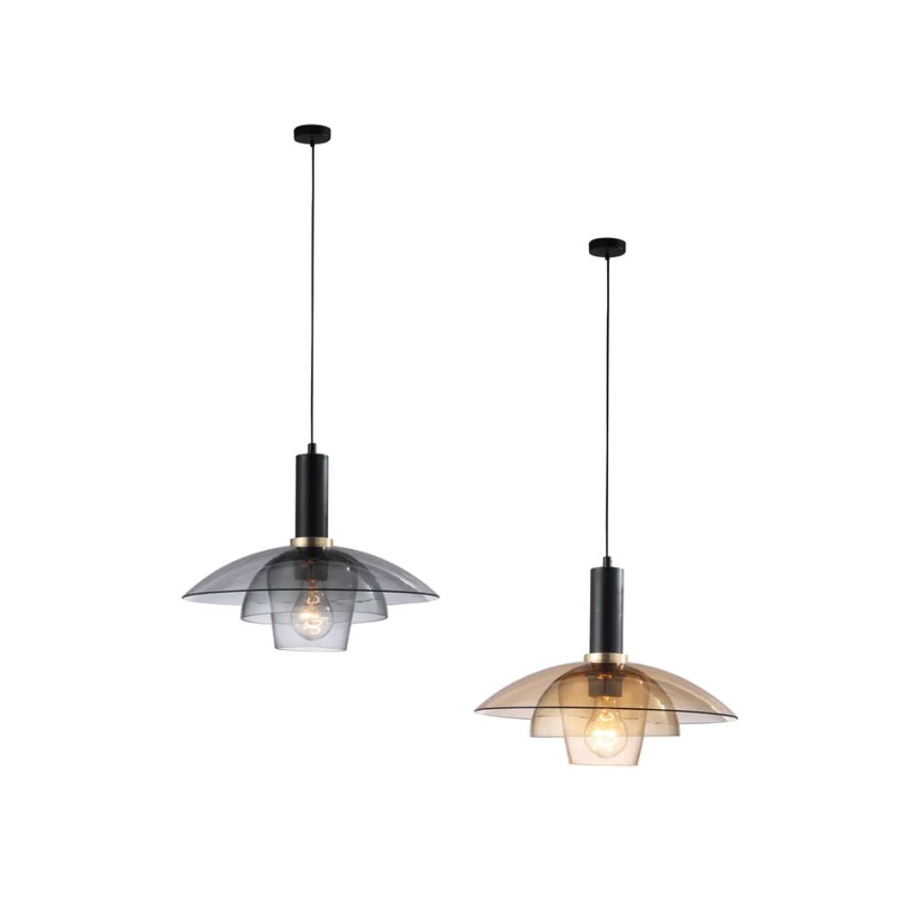 Lexi PABLA Pendant - Tinted Glass-Lexi Lighting-Ozlighting.com.au