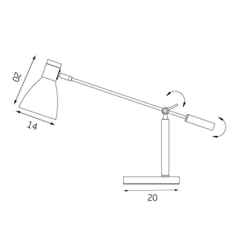 Lexi SCANDINAVIAN - Desk Lamp-Lexi Lighting-Ozlighting.com.au