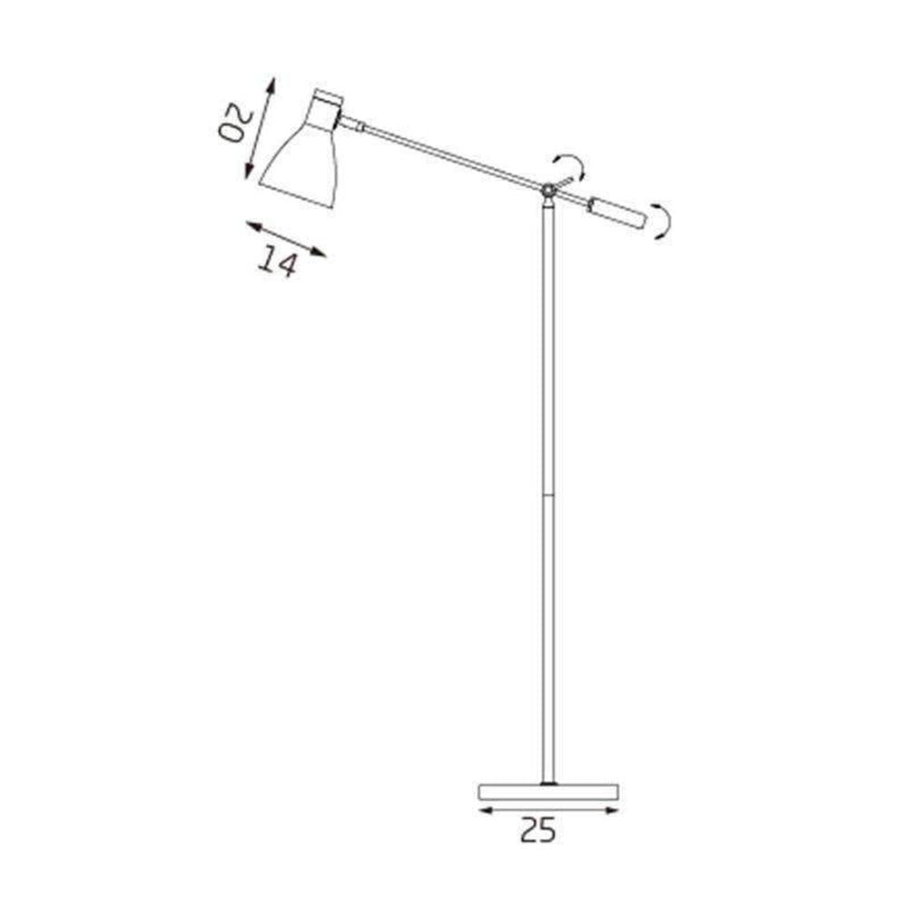 Lexi SCANDINAVIAN Floor Lamp-Lexi Lighting-Ozlighting.com.au