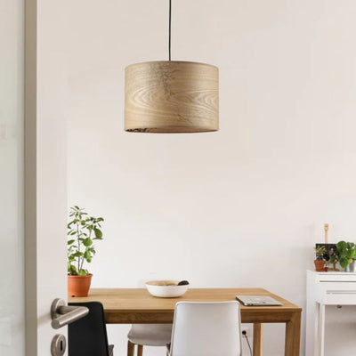 Lexi SYLVIE - 1 Light Wood Veneer Pendant-Lexi Lighting-Ozlighting.com.au