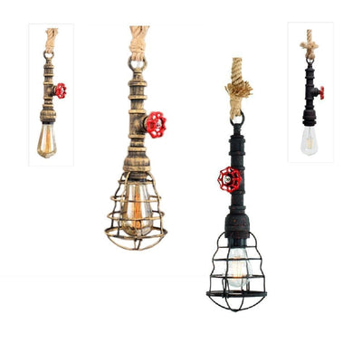 Lexi VINTAGE - 1 Light Pipe Pendant-Lexi Lighting-Ozlighting.com.au