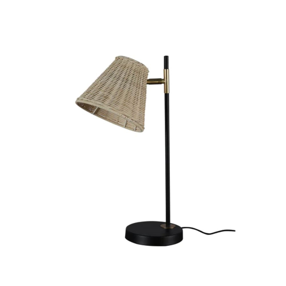 Lexi YVETTE Table Lamp - Rattan-Lexi Lighting-Ozlighting.com.au