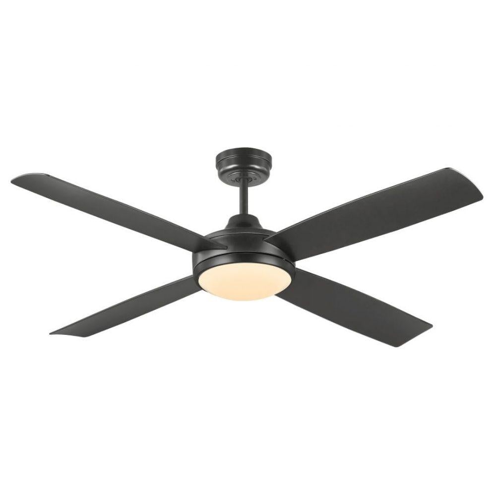 Mercator AIRNIMATE AC Ceiling Fan - 4 Blade 1320mm 52", Light-Mercator-Ozlighting.com.au