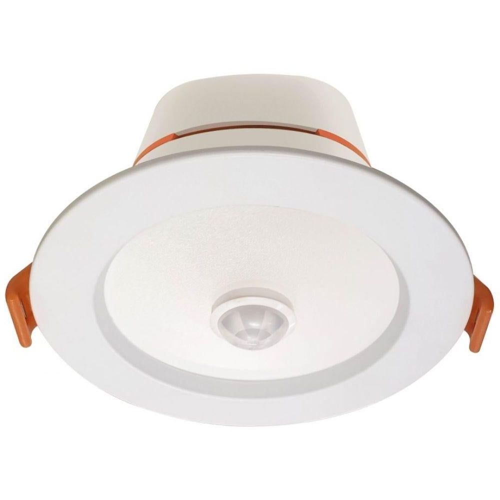 Mercator APOLLO SENSE LED Downlight - 7W, Tri-Colour, PIR Sensor, IP44 Front Face-Mercator-Ozlighting.com.au