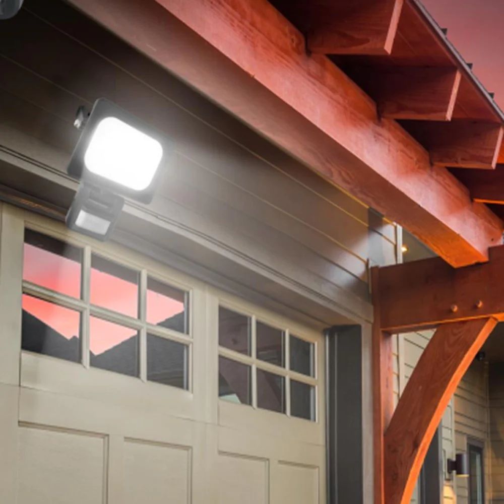 Mercator BAXTER LED Outdoor Floodlight - 50W, Sensor IP54, 5000K-Mercator-Ozlighting.com.au