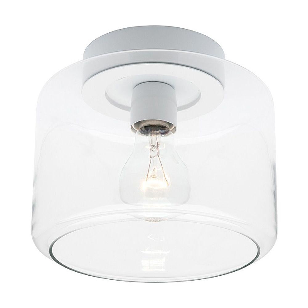 Mercator BLASKO - DIY Batten Fix Holder Cover Clear Glass Ceiling Light Shade Only-Mercator-Ozlighting.com.au