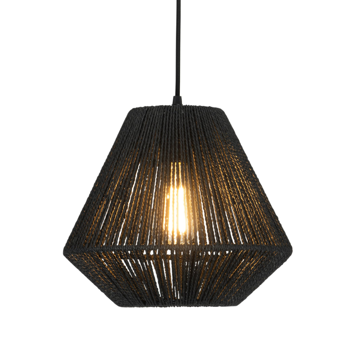 Mercator BRIDGEWATER Pendant - 1 Light Rope-Mercator-Ozlighting.com.au