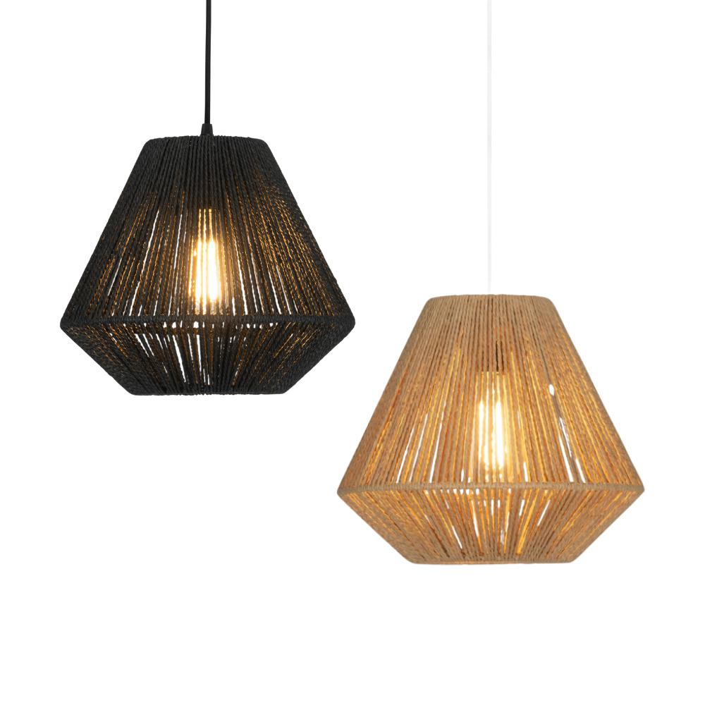 Mercator BRIDGEWATER Pendant - 1 Light Rope-Mercator-Ozlighting.com.au