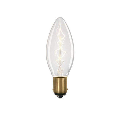 Mercator CF-CANDLE - 25W Candle Shape Carbon Filament Globe - B15-Mercator-Ozlighting.com.au