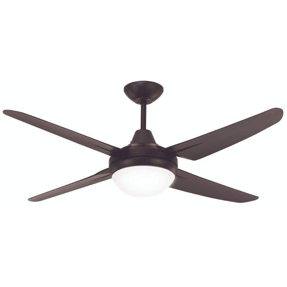 Mercator CLARE-LIGHT Ceiling Fan - 4 Blade 1350mm 53" ABS, Light-Mercator-Ozlighting.com.au